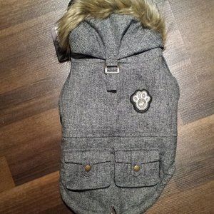 Alaskan Army Parka - Salt and Pepper (For Small Dog) Canada Pooch